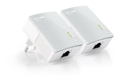 TP-Link AV600 Powerline Starter Kit. KIT: 2× TL-PA4010. SPEED: 600 Mbps Powerline. SPEC: Qualcomm CPU, 1× 10/100 Mbps Ports, Wall Plugged, HomePlug AV2. FEATURE: Plug and Play, tpPLC Utility, Power Saving, Pair for More Security (PA4010 KIT)