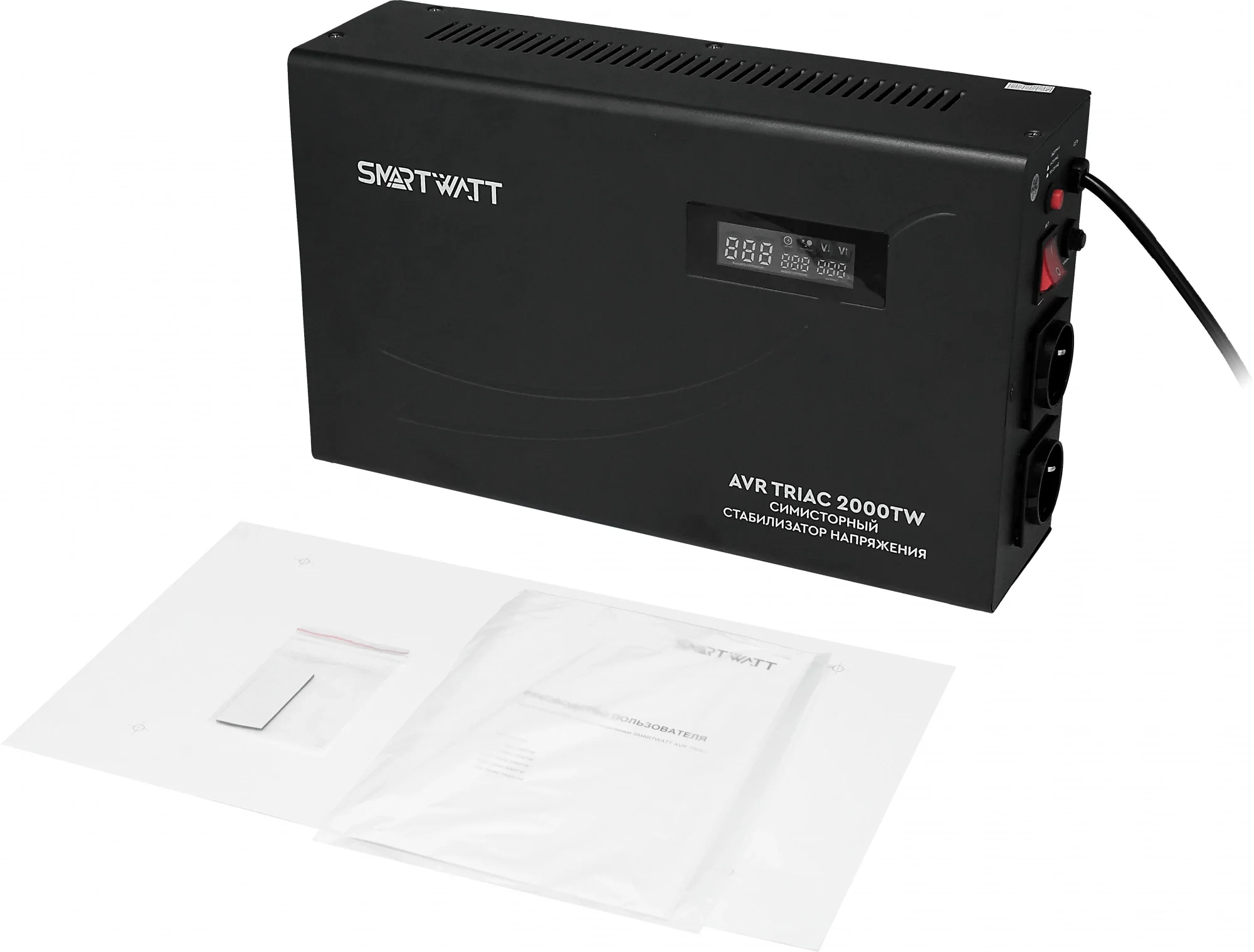 Стабилизатор SMARTWATT 4512020380003, AVR TRIAC 2000TW, 2000 ВА