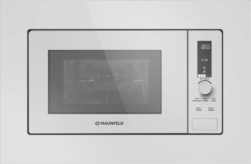 Микроволновая печь Maunfeld JBMO820GW01 20л. 1080Вт белый (встраиваемая)