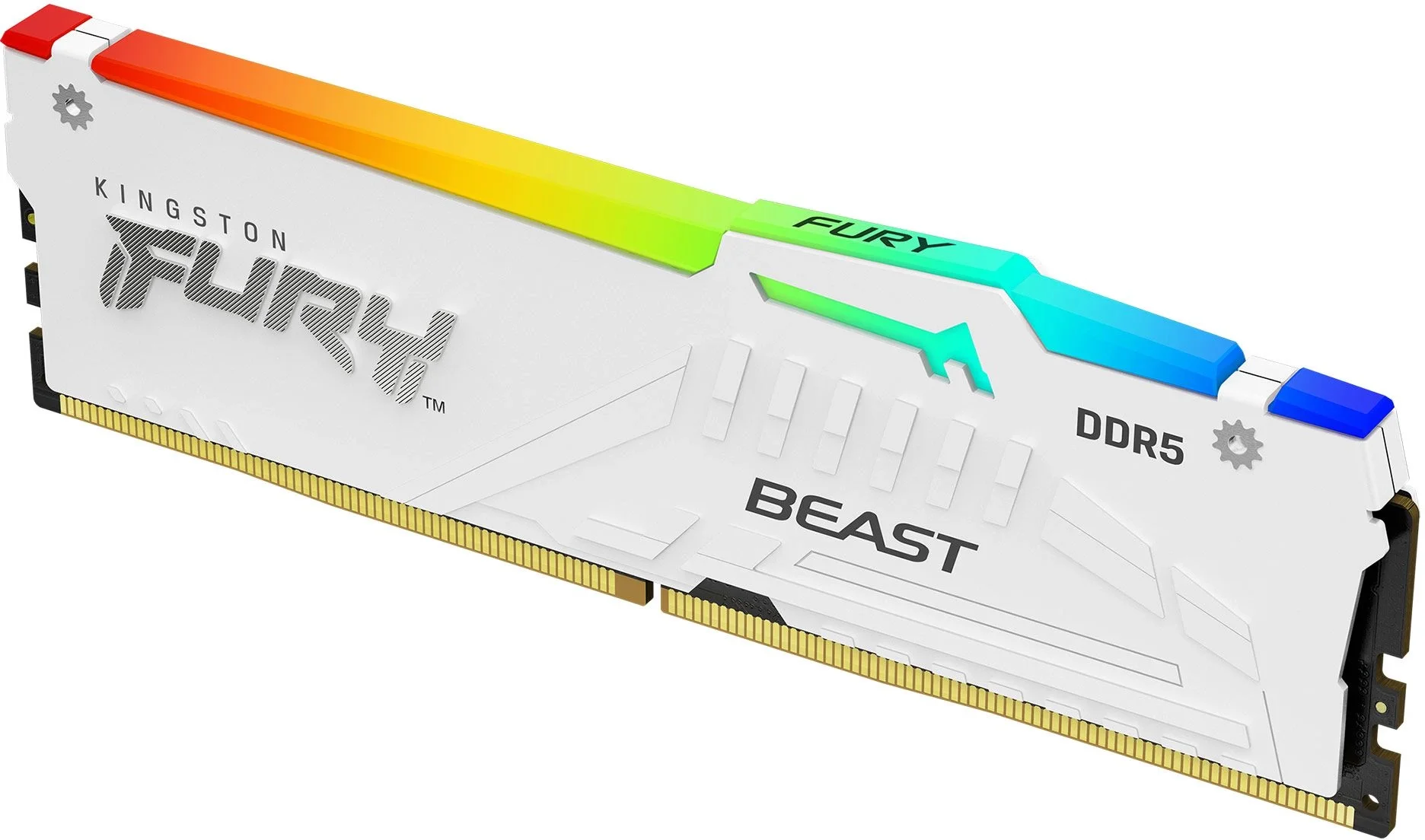 Память DDR5 16GB 5200MHz Kingston KF552C40BWA-16 Fury Beast RGB RTL Gaming PC5-41600 CL40 DIMM 288-pin 1.25В single rank с радиатором Ret
