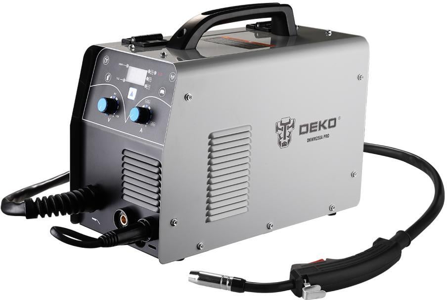 Сварочный полуавтомат Deko DKWM250A инвертор MIG-MAG/ММА 7кВт