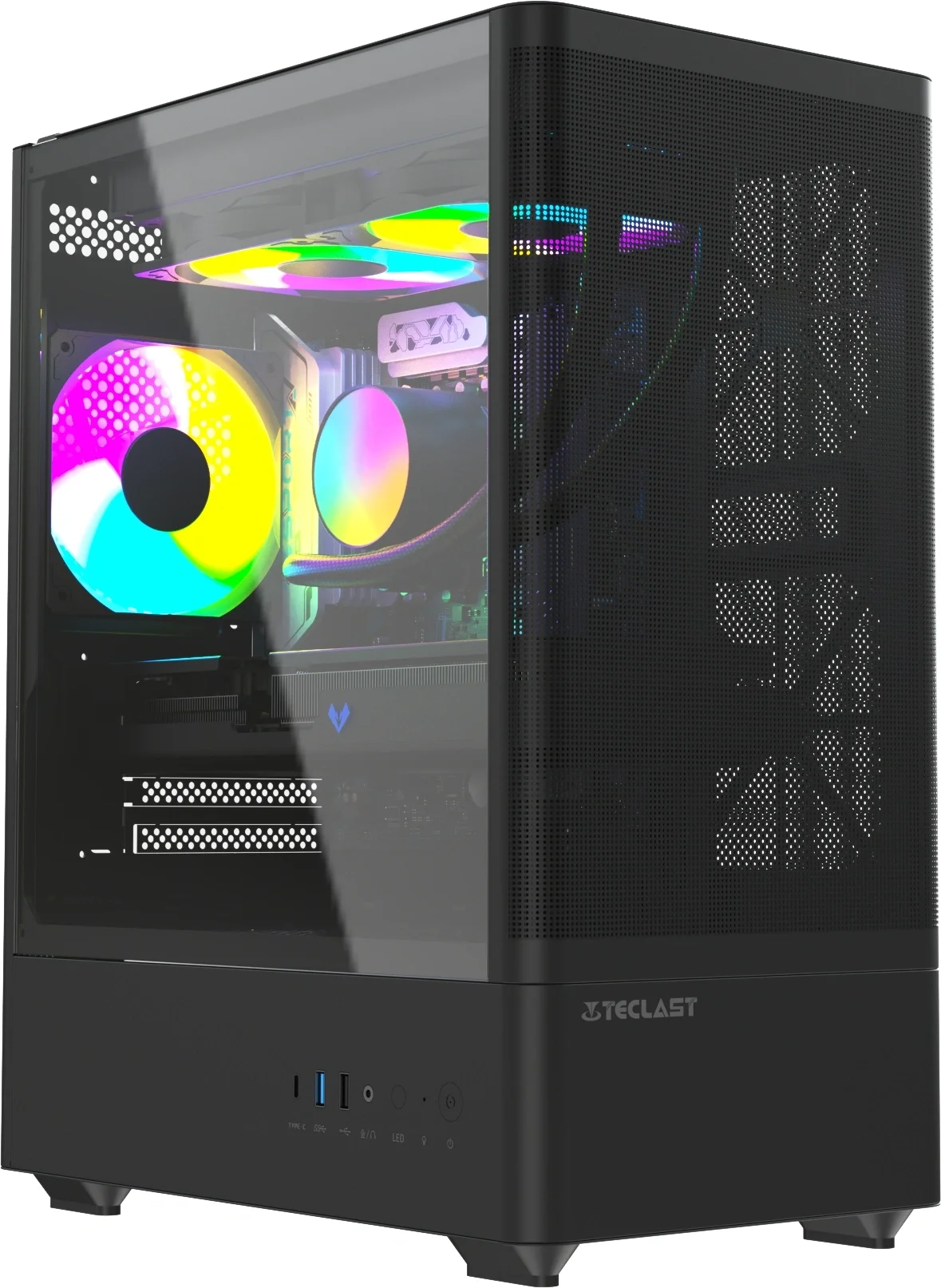 Компьютер Teclast G03 Core Ultra 7 265KF (3.9) 32Gb SSD1Tb RTX5070 12Gb Windows 11 Pro GbitEth WiFi BT 750W черный (G03 265KF32G1T5070BKRU)