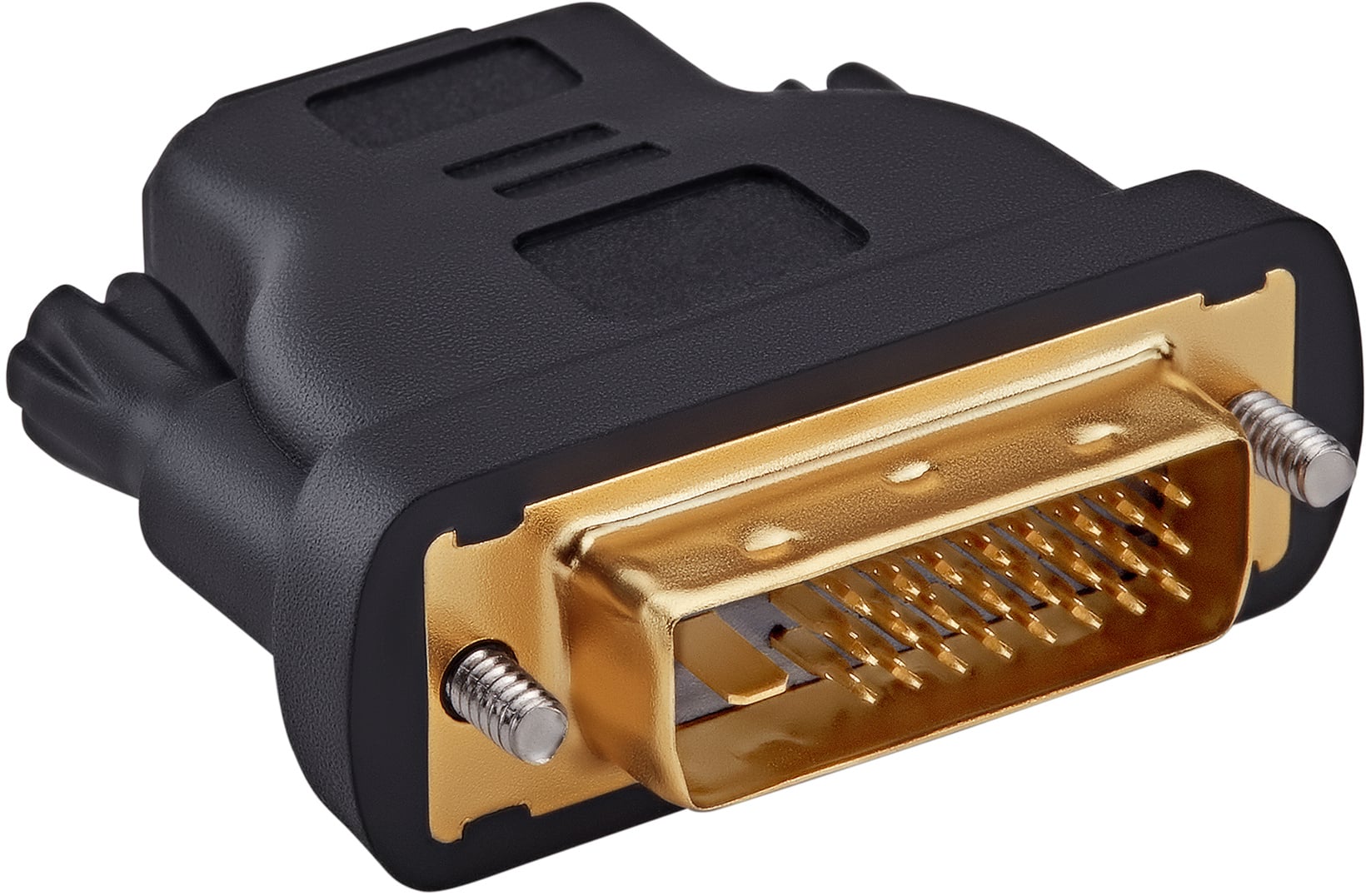 Переходник BURO - bhp ret ada_hdmi-dvi, DVI-D (M) -> HDMI (F), цвет чёрный, bhp ret ada_hdmi-dvi