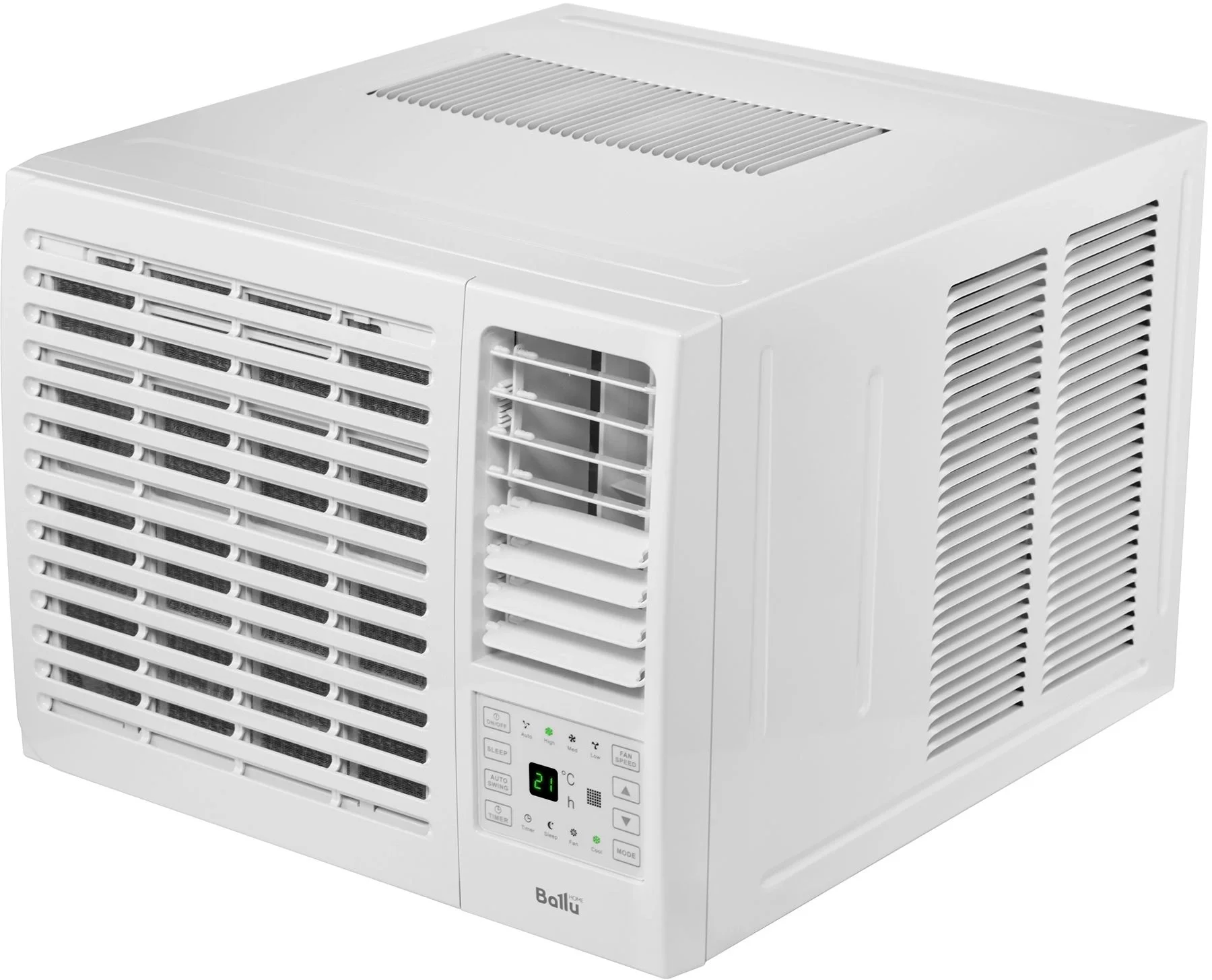 Кондиционер оконный Ballu BWC-07 AC 7000 BTU, 20 м², 49 дБ, охлаждение, осушение, белый