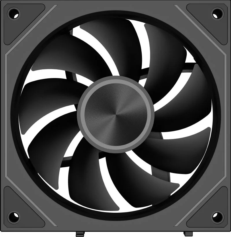 Вентилятор PCCOOLER F3 X120 BK 120мм, 4-pin, 1800об/мин, 15 - 28.4 дБ, ARGB, черный, Ret [f3x120-bkac112-gl]