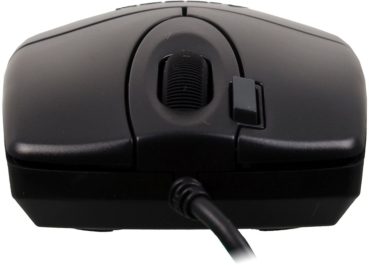 Мышь проводная A4TECH OP-620DS black (USB, оптическая, 1200dpi, 3but) (OP-620DS)