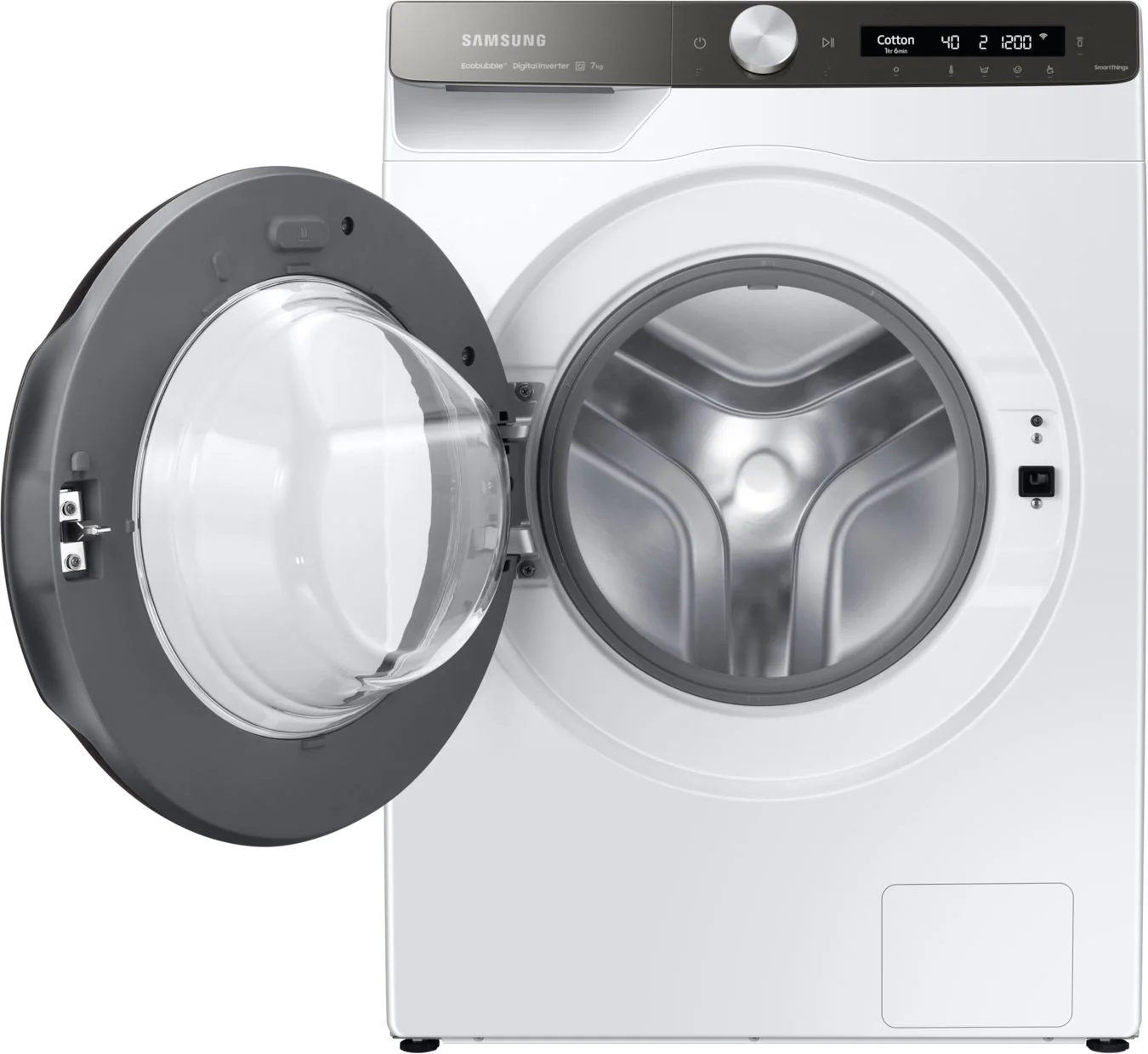 Стиральная машина Samsung WW70AG6S23ATLP, с фронтальной загрузкой, с паром, 7кг, 1200об/мин, инверторная