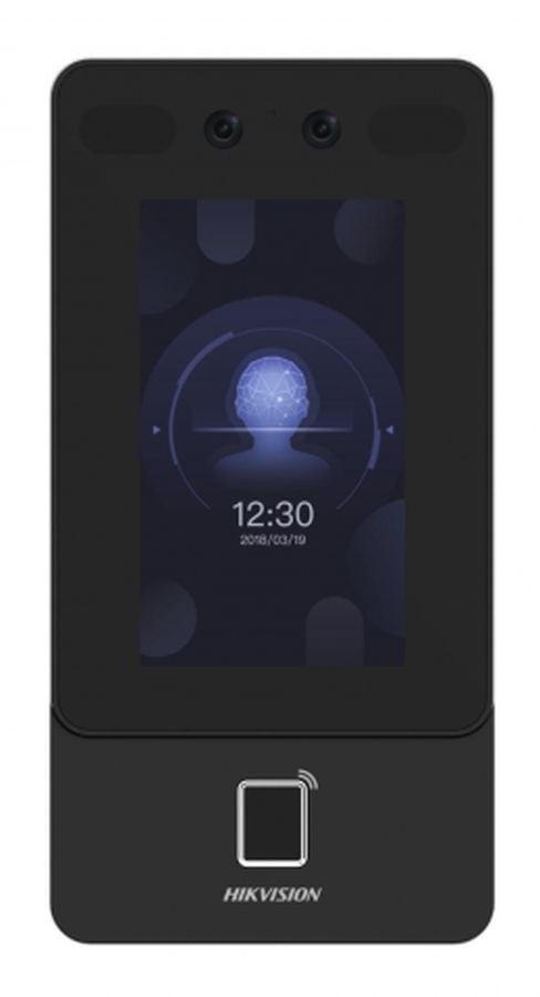 Терминал доступа HiWatch ACT-T1342MFW, с распознаванием лиц, отпечатками, WiFi