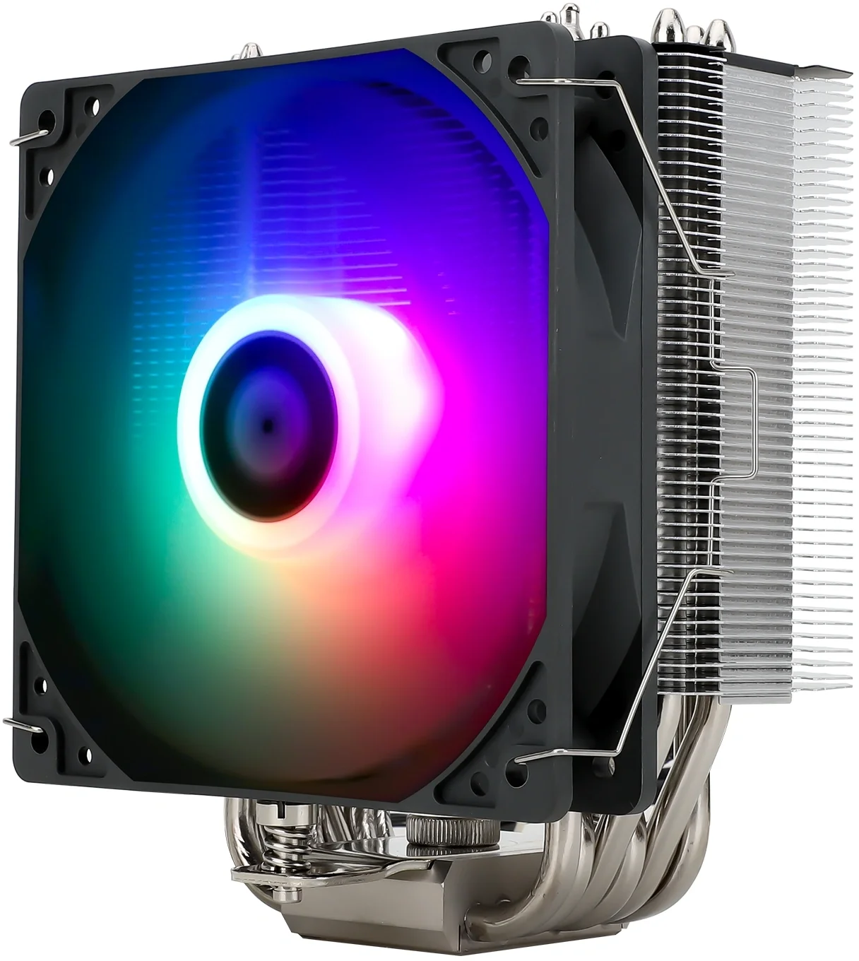 Кулер для процессора/ CPU Cooler Thermalright Burst Assasin 120 ARGB (4-pin PWM, 154mm, Ni/CU, 6x6mm, ARGB, 1x120mm, 66.17CFM, 25.6dBA, 1550RPM, S: 1700, 1200, 115X, AM5, AM4)