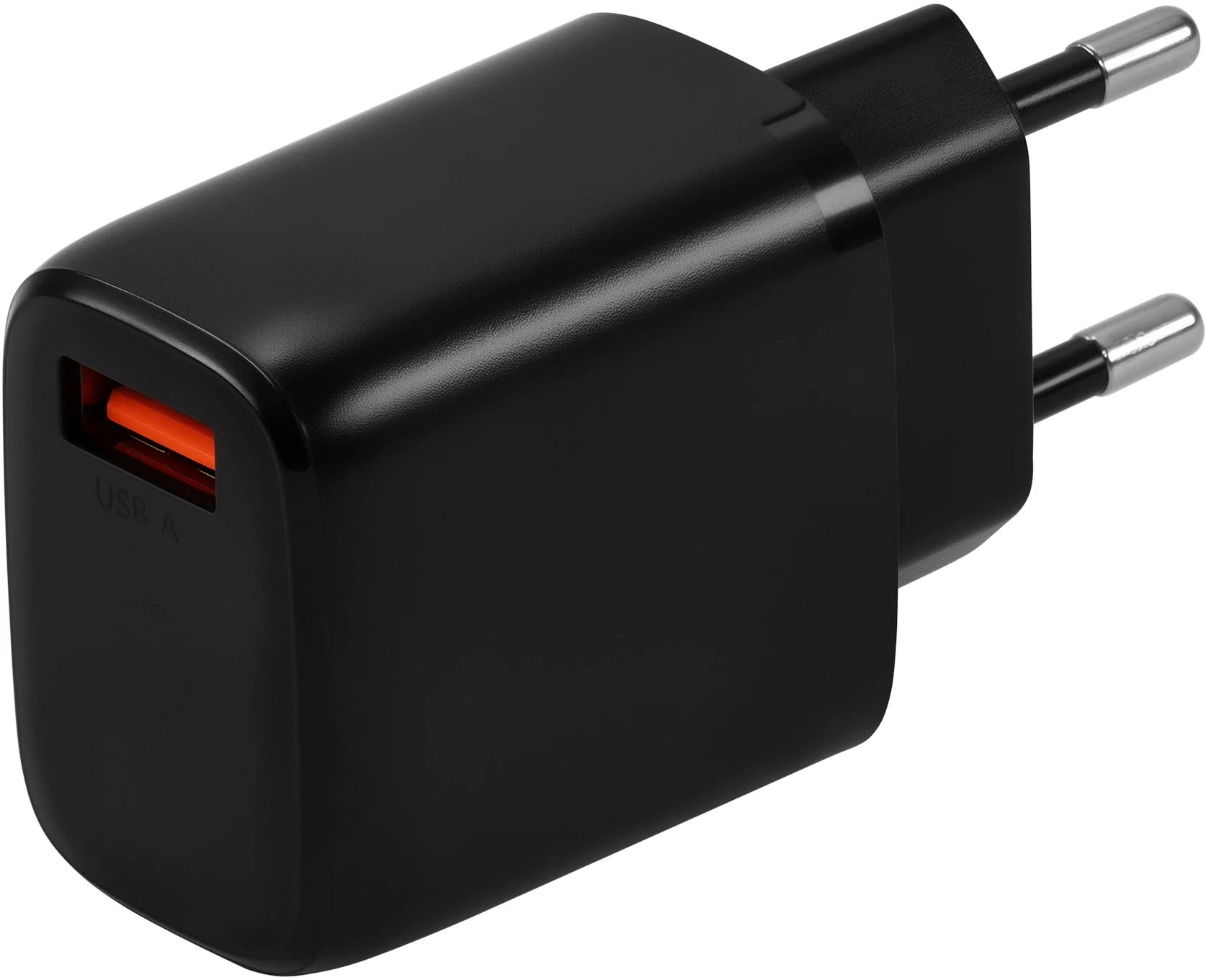 Зарядное устройство Buro BUWG18P100BK, 18W, 3A, USB-A, QC