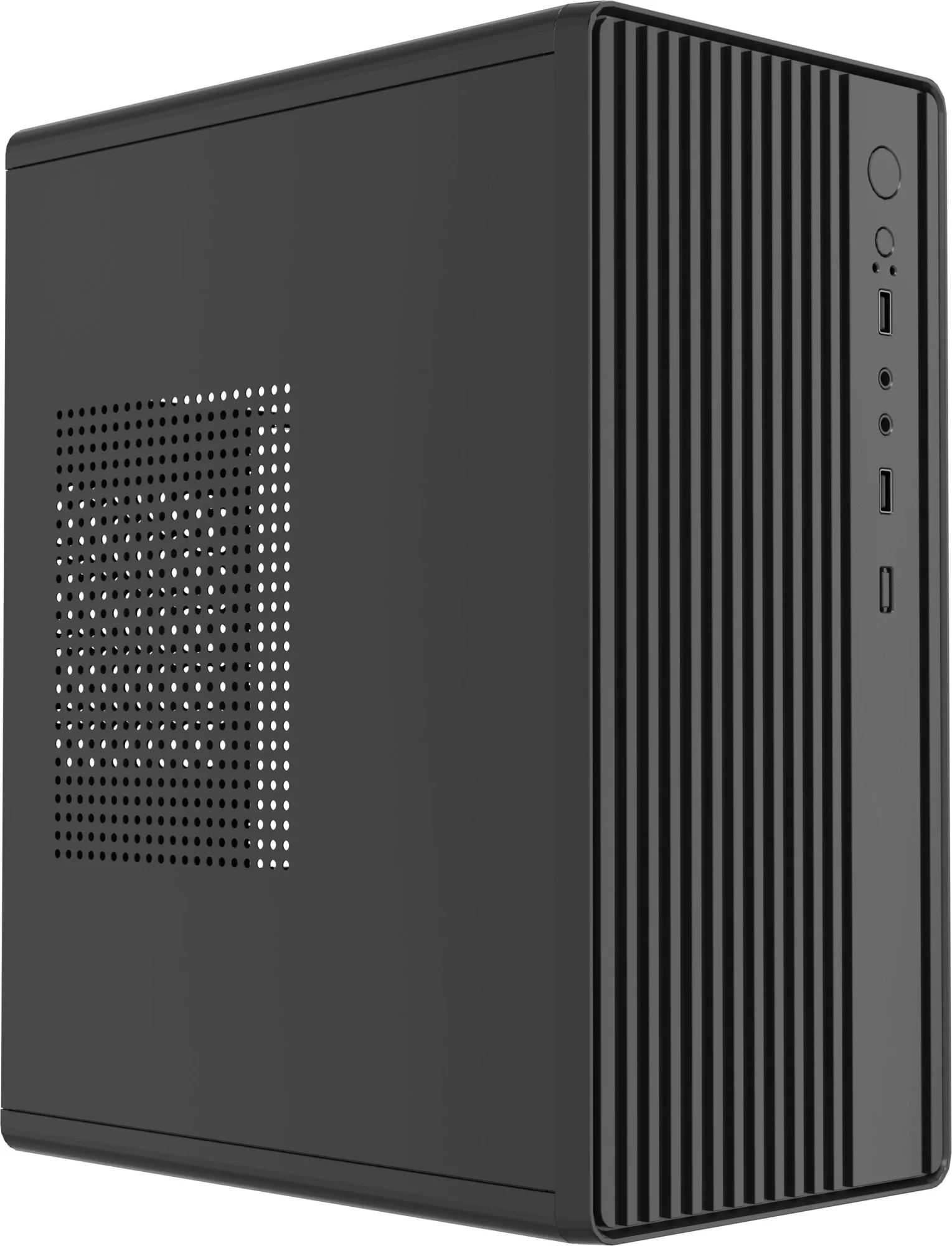 Корпус для ПК accord - ACC-M258-01B, 2xUSB2.0, Mini Tower, без БП, цвет чёрный, ACC M258-01B