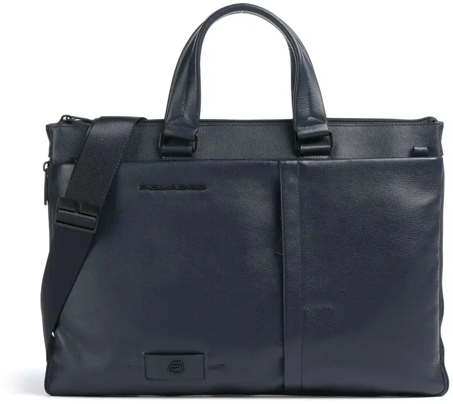 CA4021W137/BLU Деловая сумка мужская Piquadro Russel  с отделением для ноутбука  15.6" синяя натур.кожа