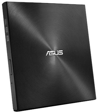Оптический привод Asus - SDRW-08U9M-U, DVD-RW, внешний, USB, slim, чёрный, SDRW-08U9M-U/BLK/G/AS