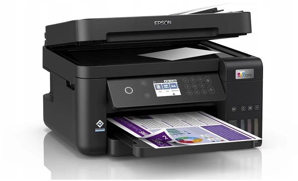 МФУ струйный Epson L6270 (C11CJ61507/61407/64407) A4 Duplex Net WiFi черный