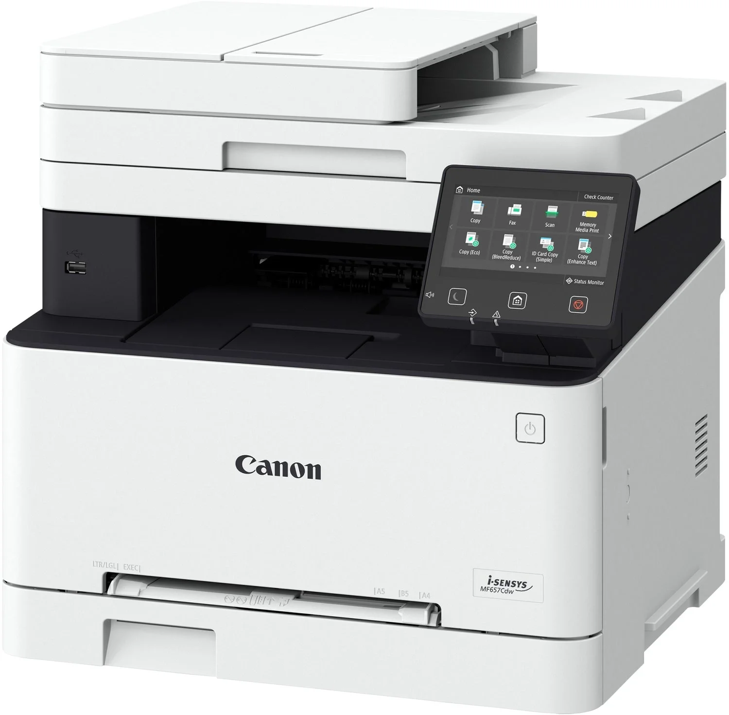 МФУ лазерный CANON i-SENSYS MF657Cdw (цветной, А4, принтер/сканер/копир/факс, 1200dpi, 21ppm, 1Gb, DADF50, Duplex, WiFi, Lan, USB) (5158C001)