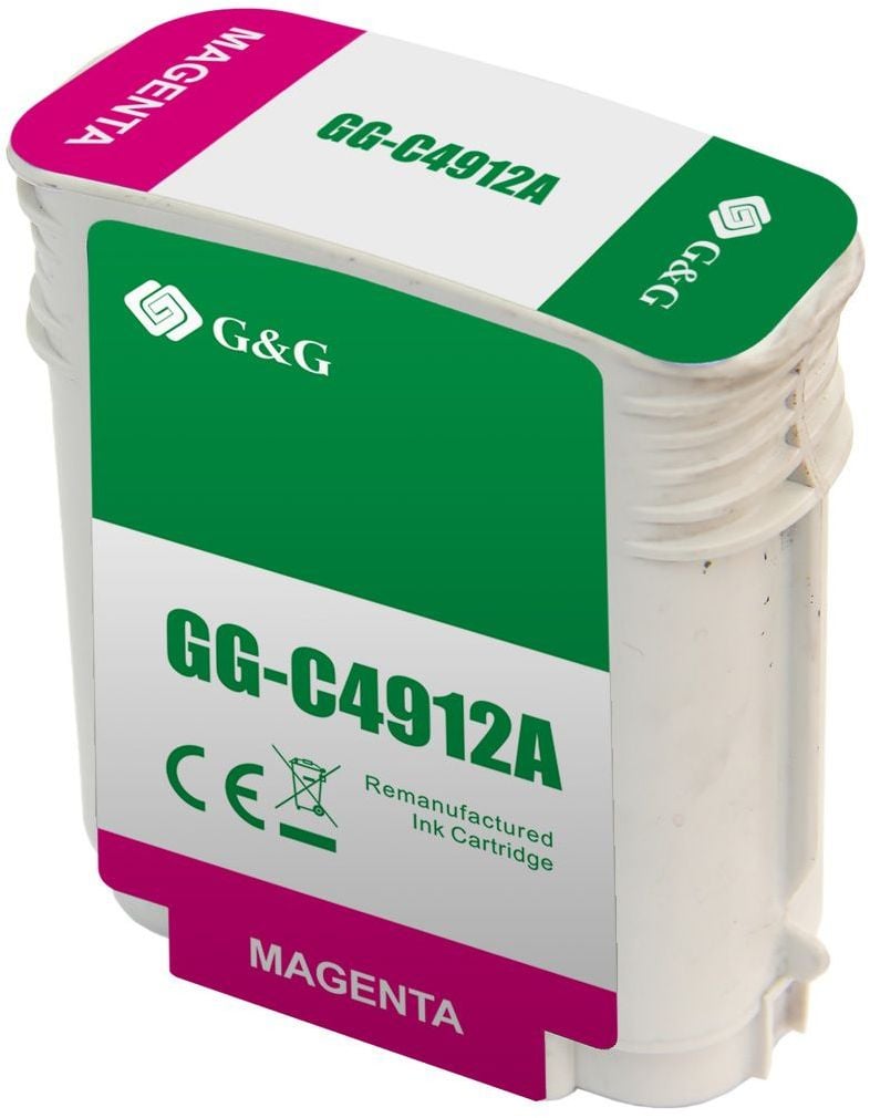 Картридж G&G GG-C4912A Magenta для HP  DesignJet  500/500PS/510/800/800ps/815mfp/820mfp