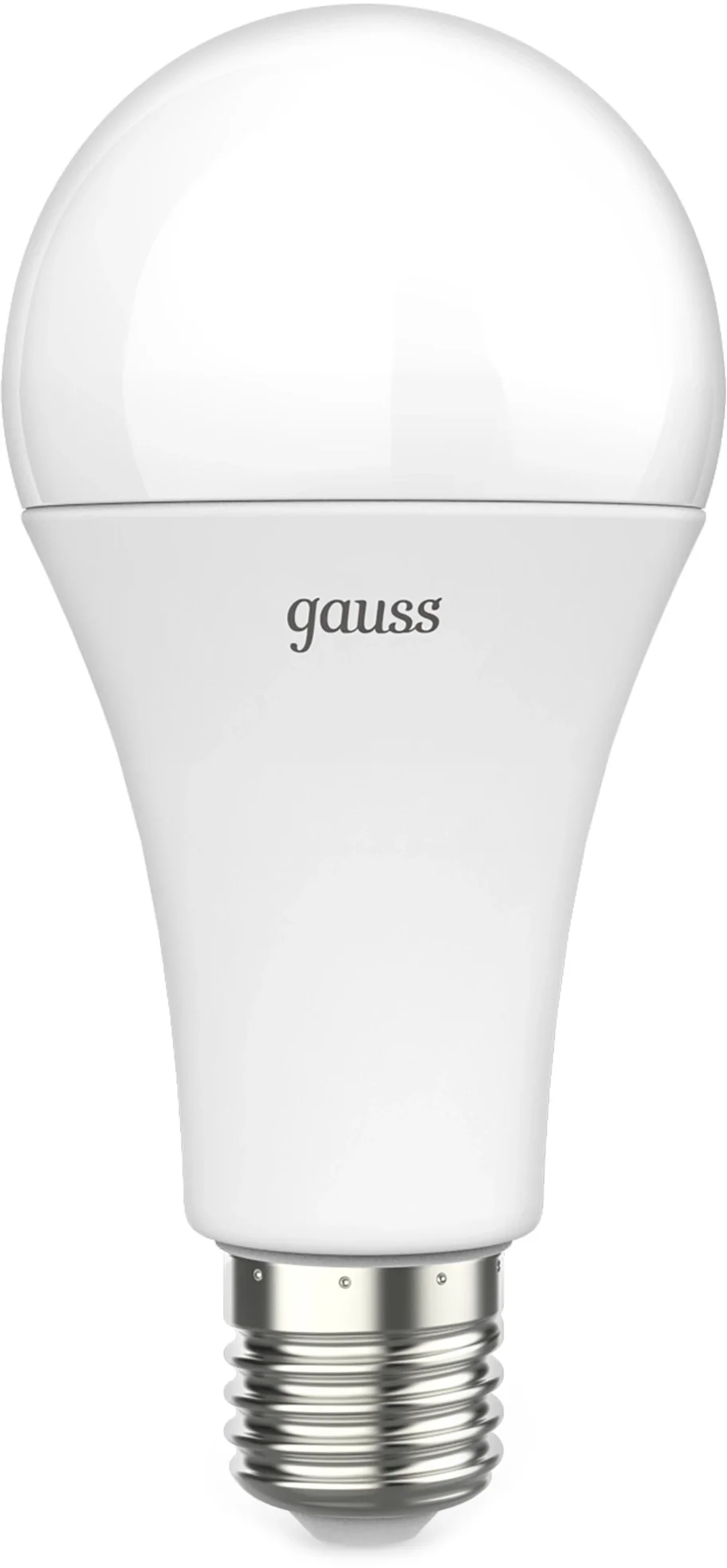 Лампа светодиодная Gauss A70 22Вт цок.:E27 груша 220B св.свеч.бел.теп. (упак.:10шт) (102502122)