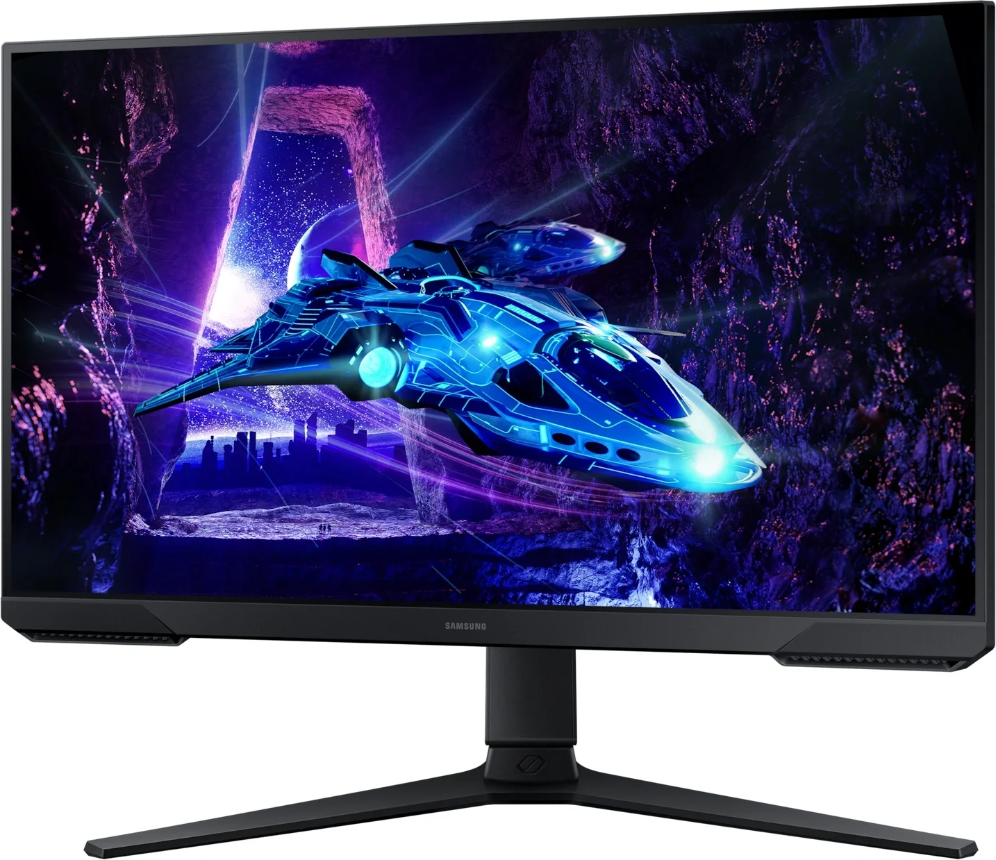 Монитор Samsung 24" Odyssey G3 LS24DG300EUXEN черный VA LED 16:9 HDMI матовая HAS Piv 250cd 178гр/178гр 1920x1080 180Hz FreeSync DP FHD 3.9кг