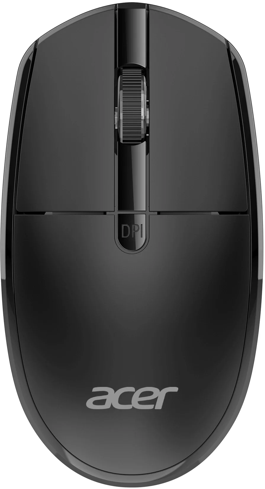Acer OCC401 [ZL.ACCCC.016] Комплект (клавиатура + мышь)  клав-ра:черный мышь:черный USB Multimedia беспроводной
