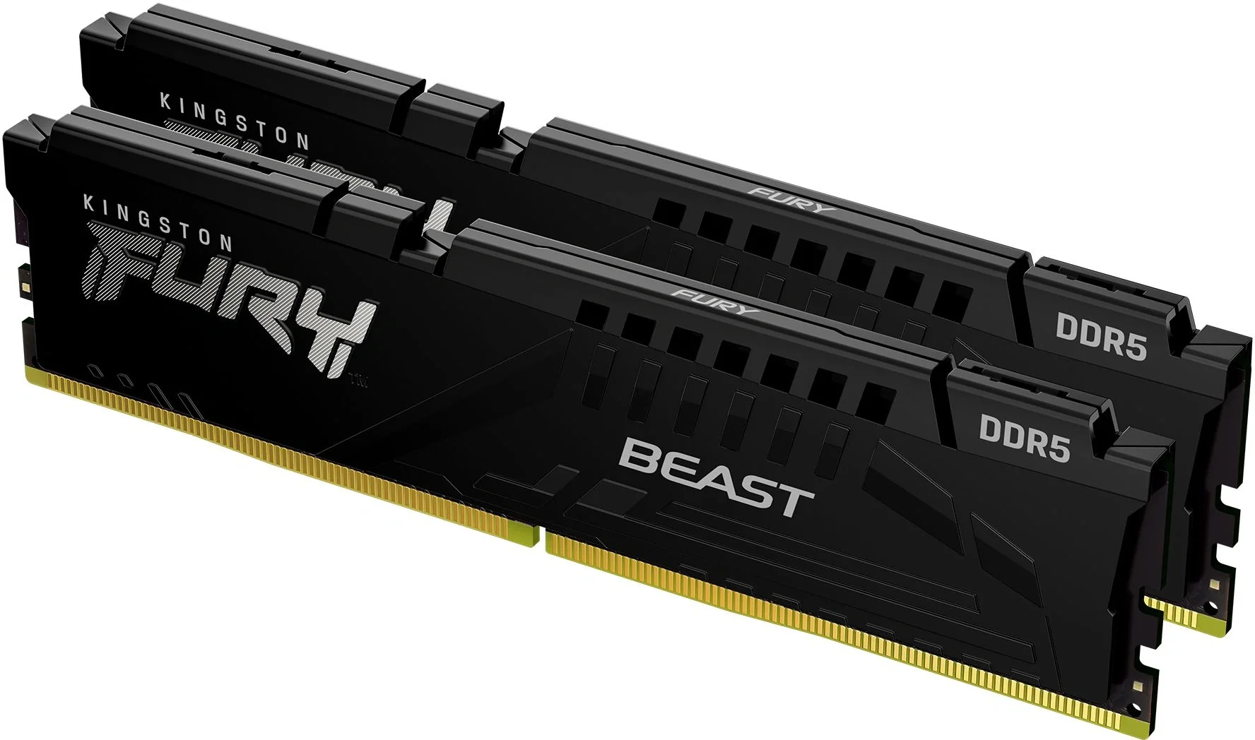 Память DDR5 2x32GB 5200MHz Kingston KF552C40BB2K2-64 Fury Beast Black Expo RTL Gaming PC5-41600 CL40 DIMM 288-pin 1.25В dual rank с радиатором Ret