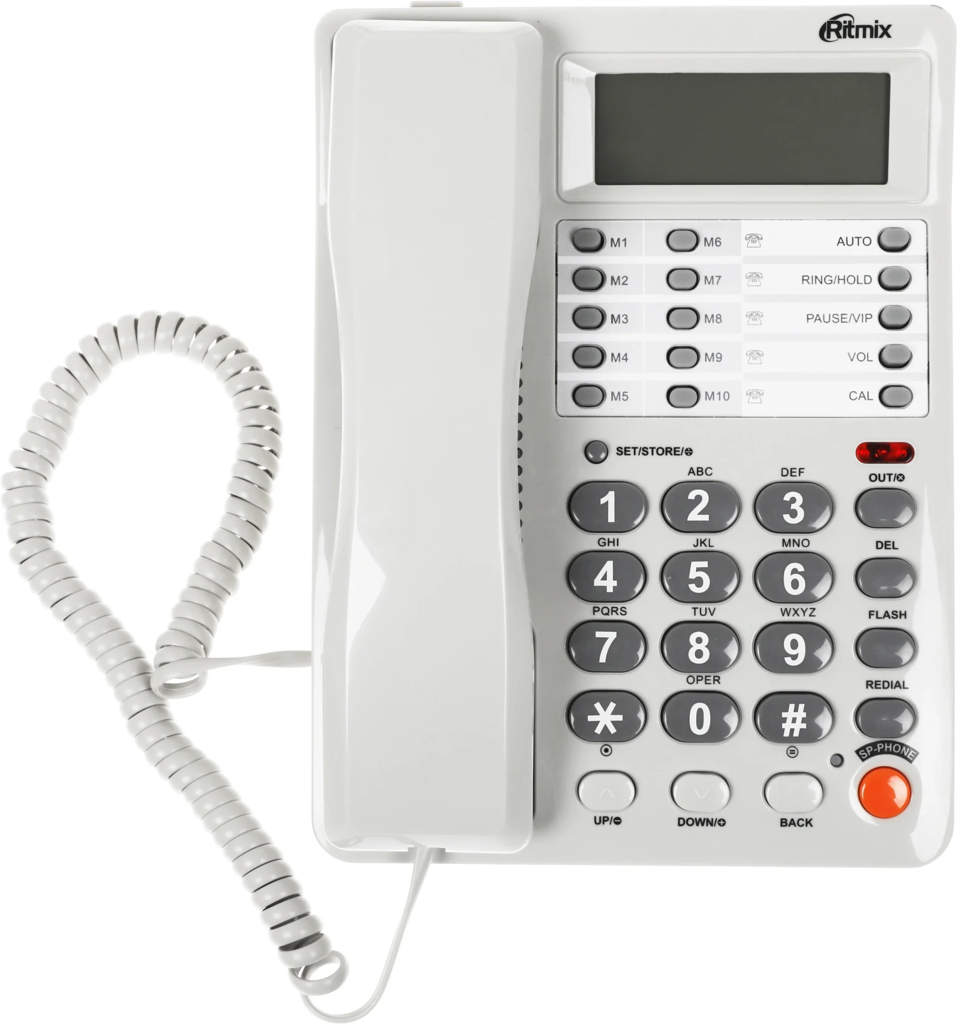 Проводной телефон Ritmix RT-495, белый (80002153)