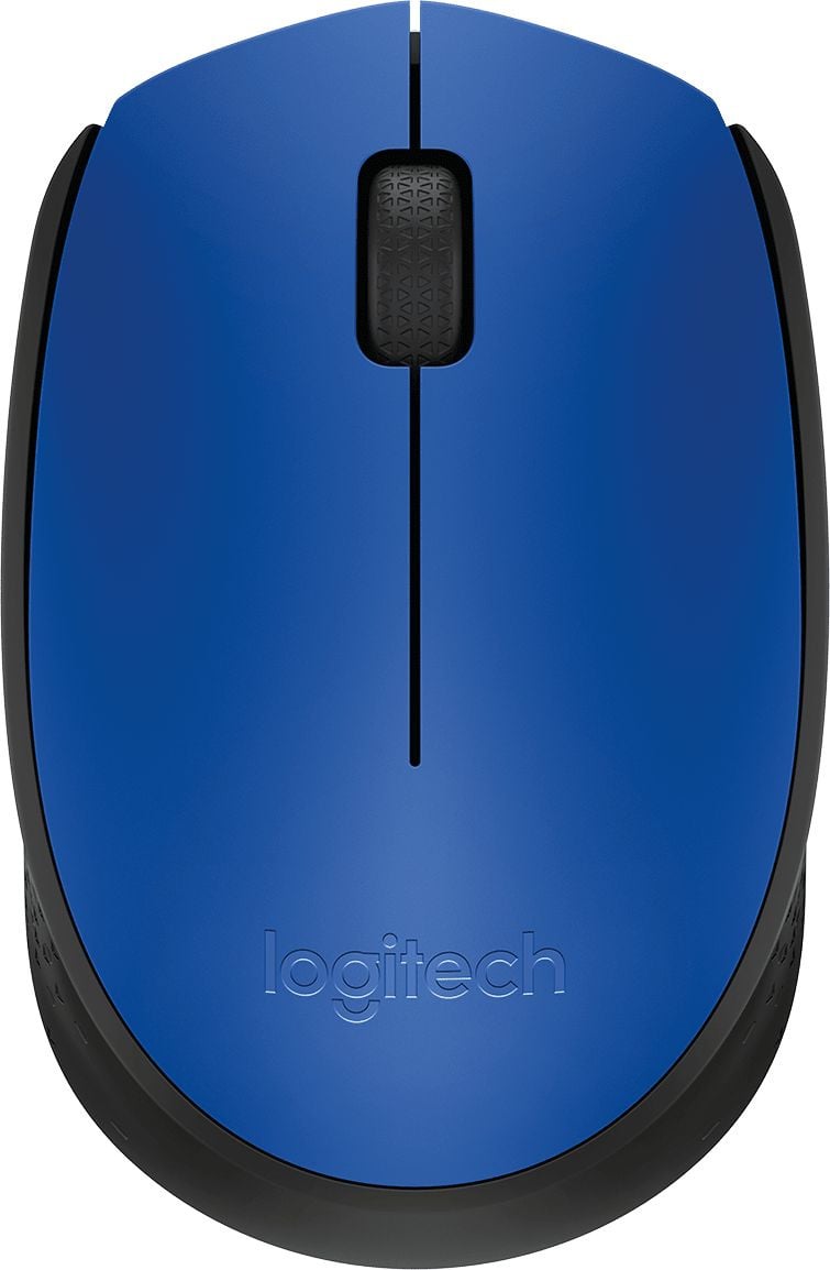 Мышь Logitech M171 синий/черный оптическая 1000dpi беспров. USB для ноутбука 2but (910-004640)