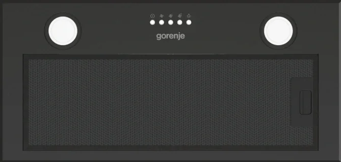Вытяжка встраиваемая Gorenje BHI626E6B черный 60 см кнопочное управление BHI626E6B