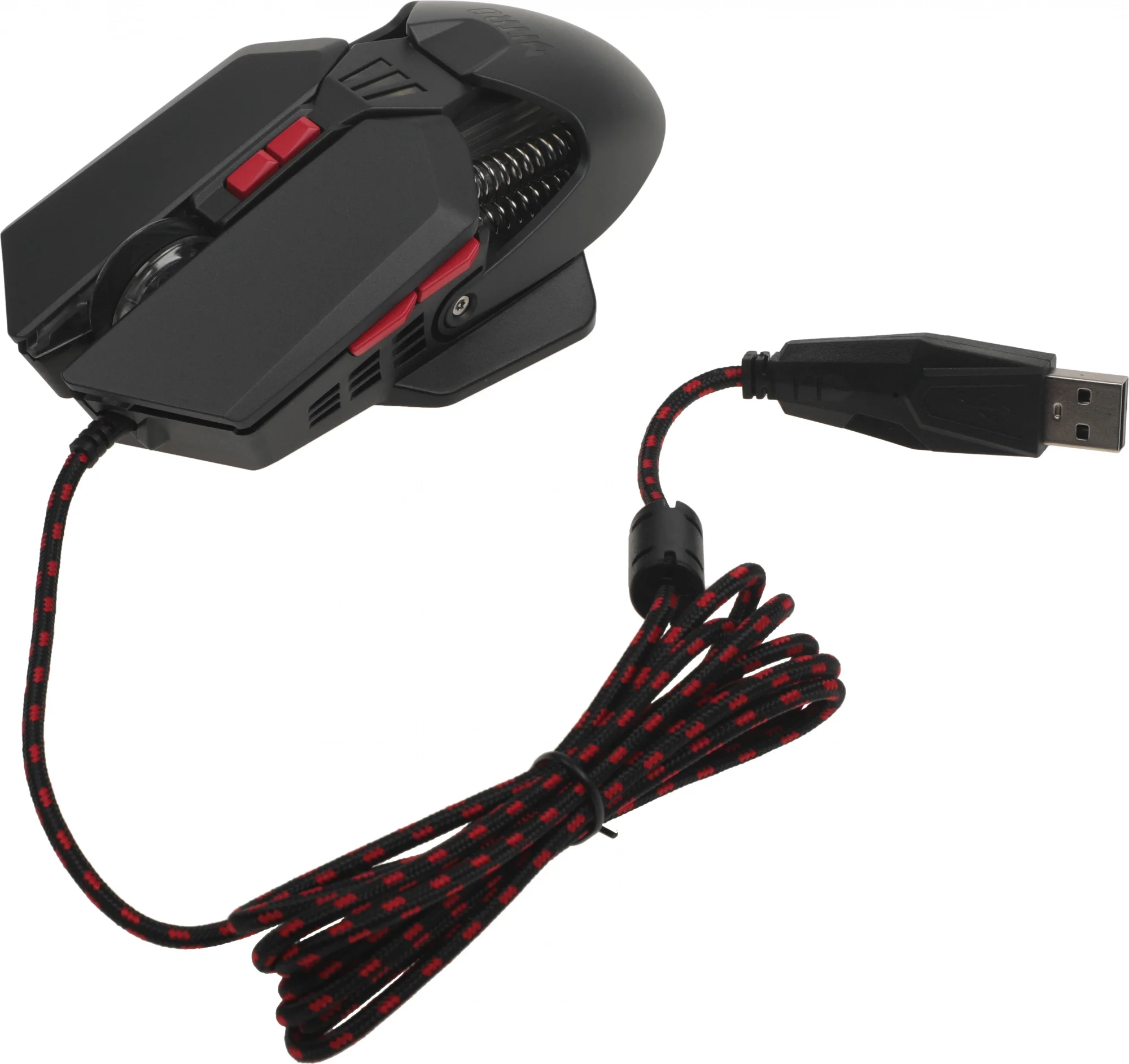 Мышь Acer - OMW302, Проводная, USB, Optical, 800 - 7200 dpi, 6 btns, gaming, цвет чёрный, ZL.MCECC.025