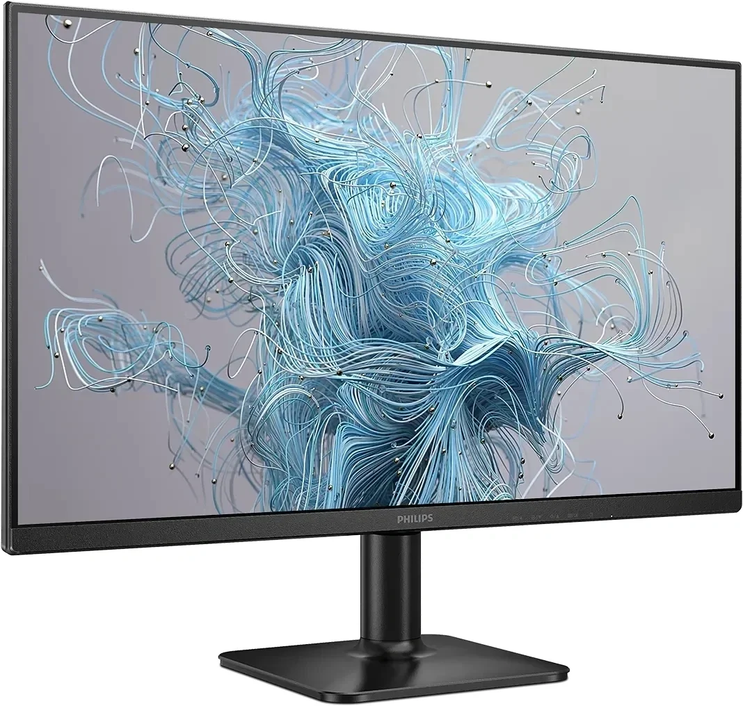 Монитор Philips - 24E2N2100, 23.8", 16:9, WLED, IPS, 4 мс, 300cd/m², 1500:1, 1920x1080 (Full HD), 120 Гц, VGA, 1x HDMI, цвет чёрный, 24E2N2100