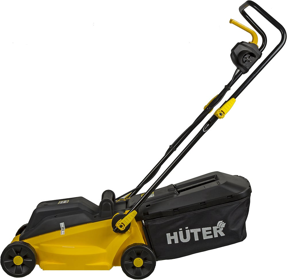 Газонокосилка Huter 70/4/3, ELM-1000, электрическая, 1 кВт