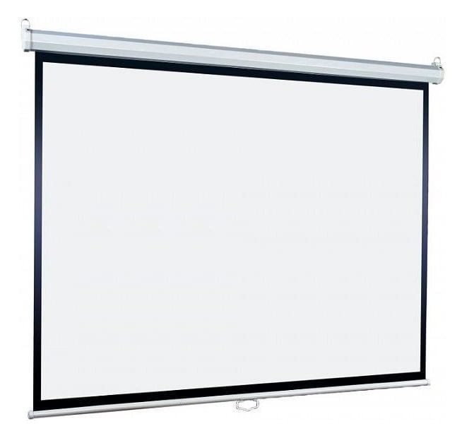 Lumien Eco Picture [LEP-100113] Настенный экран  153х203см (рабочая область 147х197 см) Matte White восьмигранный корпус, возможность потолочн./настенного крепления, уровень в комплекте, 4:3 (треуголь