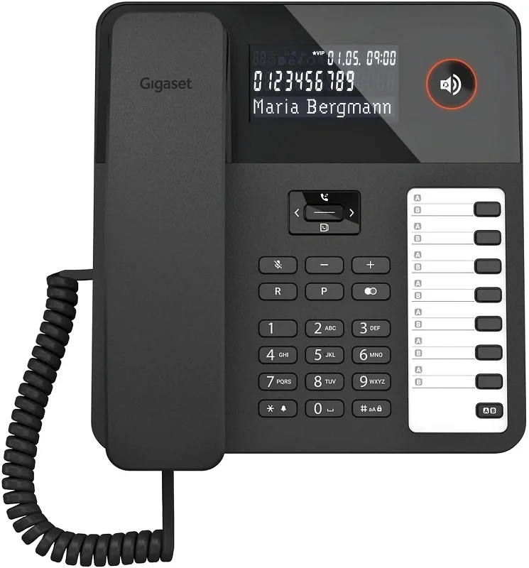 S30350-H224-R101 Телефонный аппарат GIGASET  DESK600  BLACK