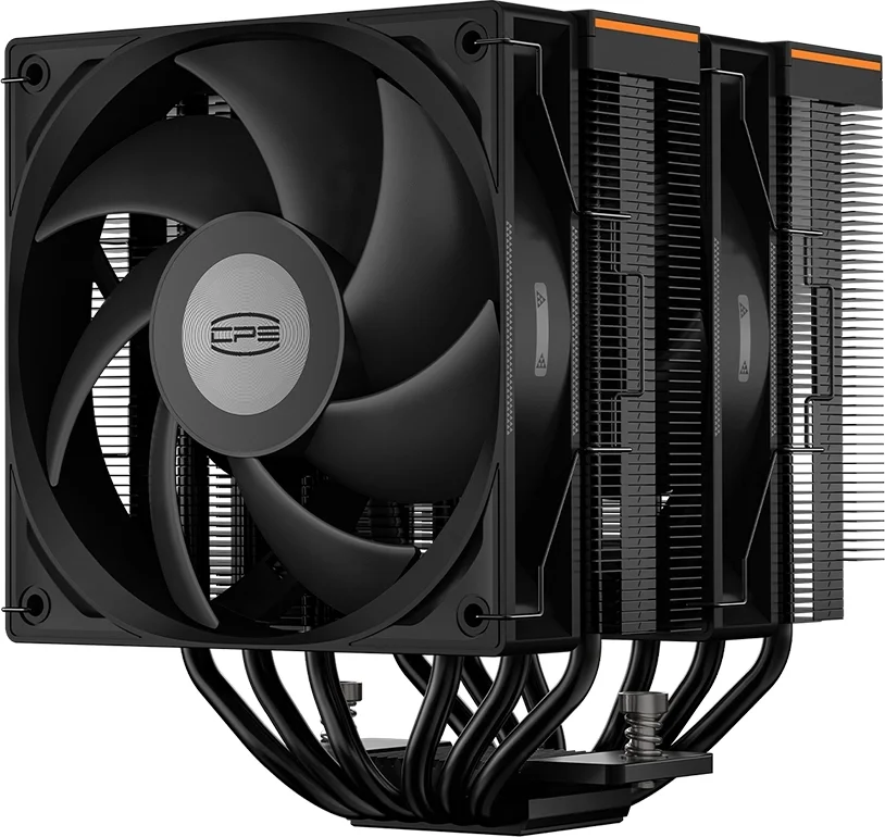 Устройство охлаждения(кулер) PcCooler RT620 Digital BK Soc-AM5/AM4/1151/1200/2066/1700 черный 4-pin 28-32dB Al+Cu LCD 265W Ret (RT620-BKNWYL-GL)