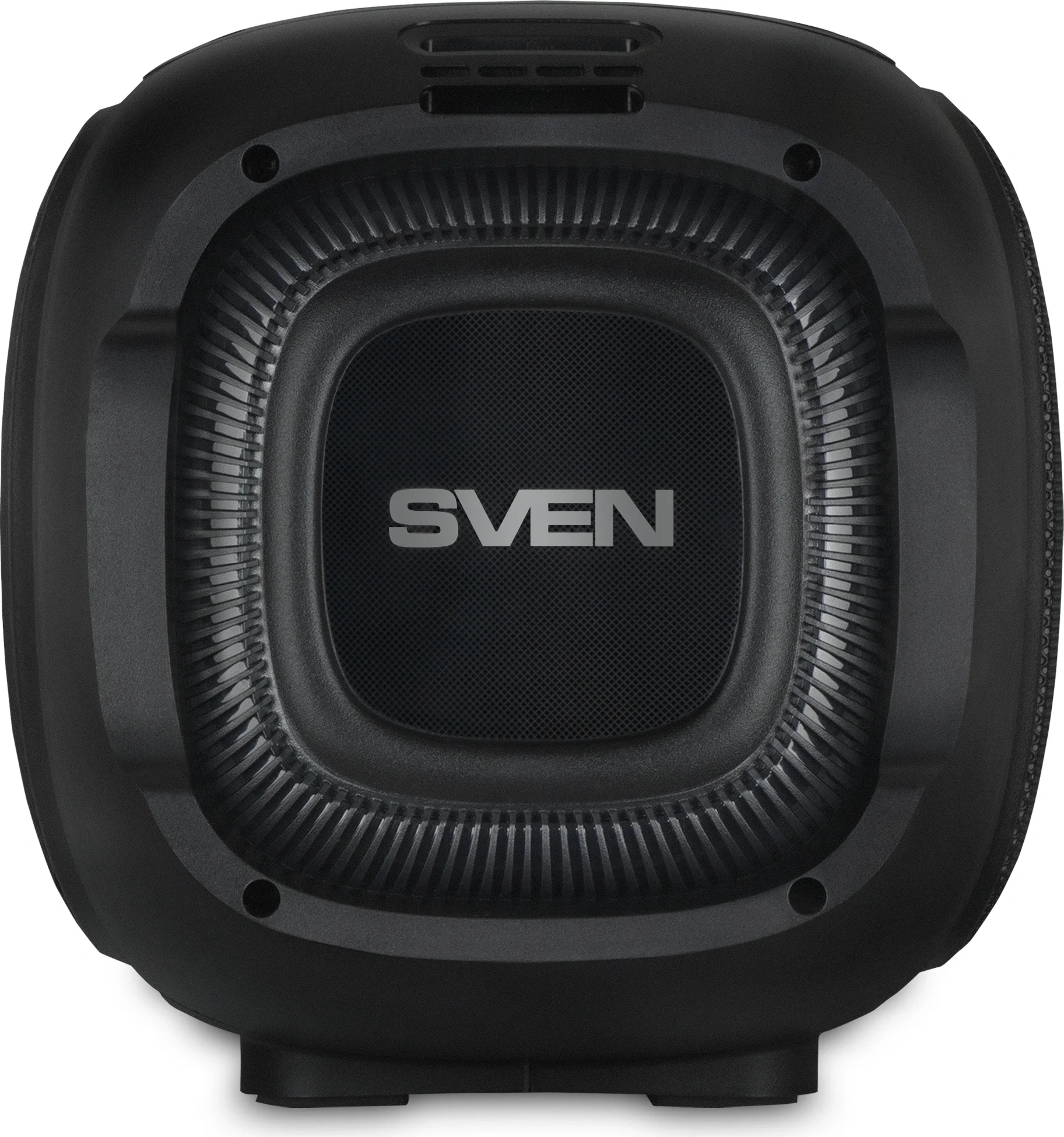 SVEN PS-860, черный, акустическая система 2.0, мощность 2x50 Вт (RMS), Bluetooth, FM, USB, microSD, встроенный аккумулятор