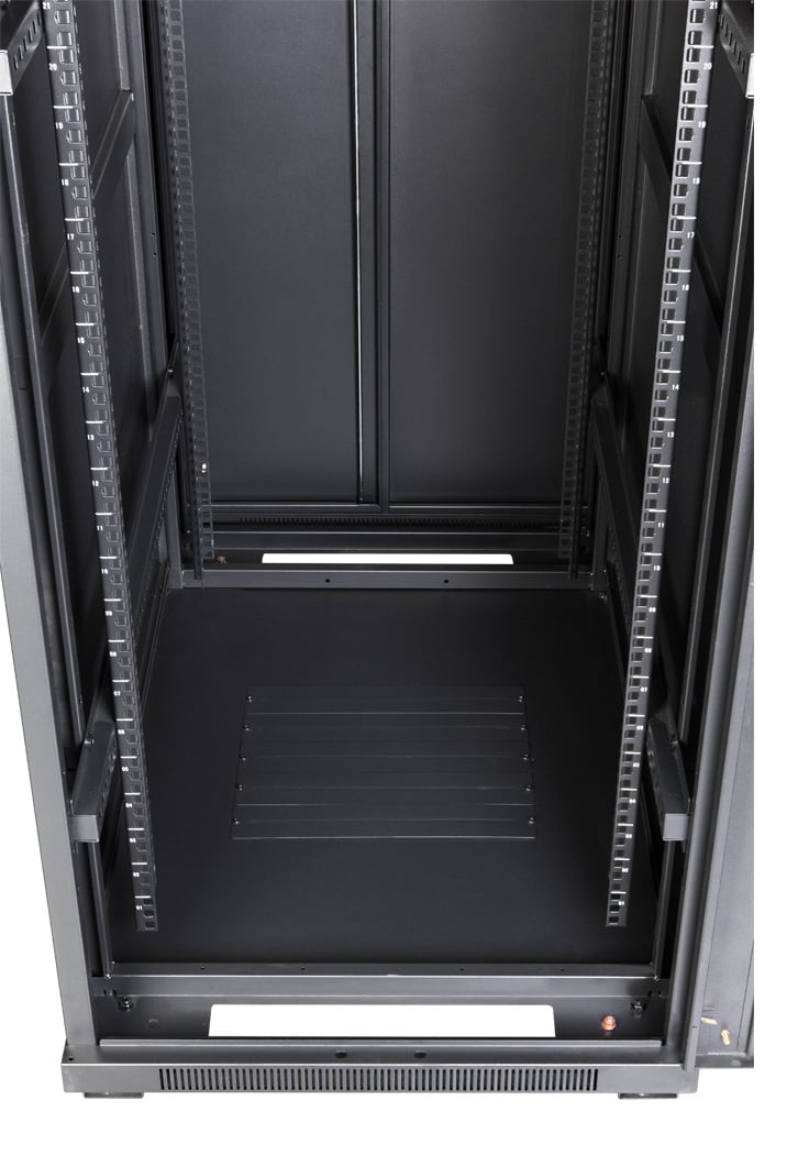 Напольный шкаф LANMASTER - TWT Business, 18U, глубина-800 мм, ширина-600 мм, стеклянная дверь, съемные стенки, max-800кг, IP20, цвет чёрный, TWT-CBB-18U-6X8-G1