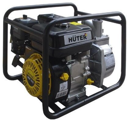 Huter MP-50 Мотопомпа [70/11/3] { Бак-3,6 л. 5,5 л.с.Глуб.-8м, напор-32м, 600 л/мин,чист.Вода }