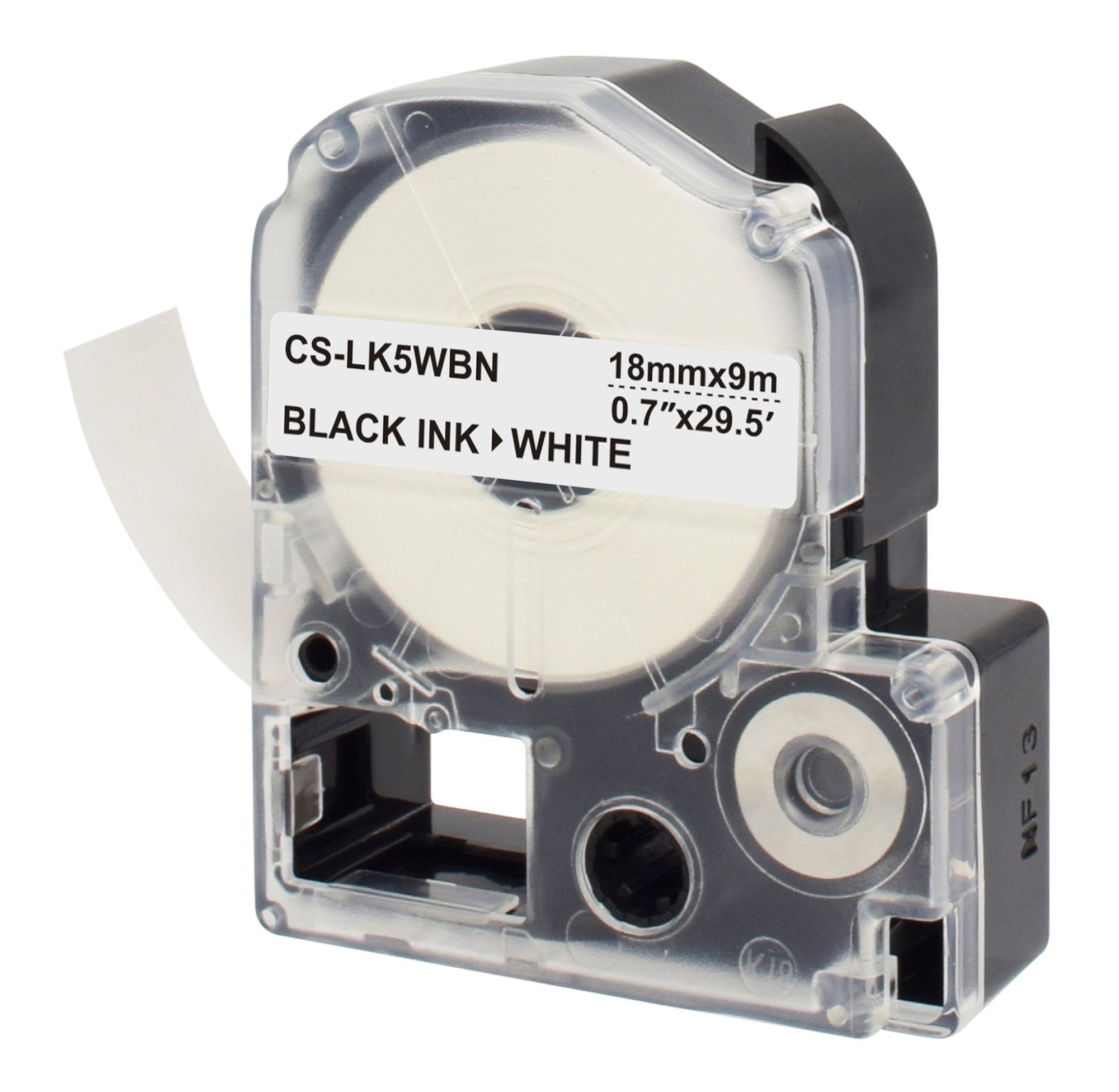 Картридж ленточный Cactus CS-LK5WBN LK-5WBN черный на белом 18x9 для Epson LW300/LW400/LW700/LW600P/LW1000P без чипа