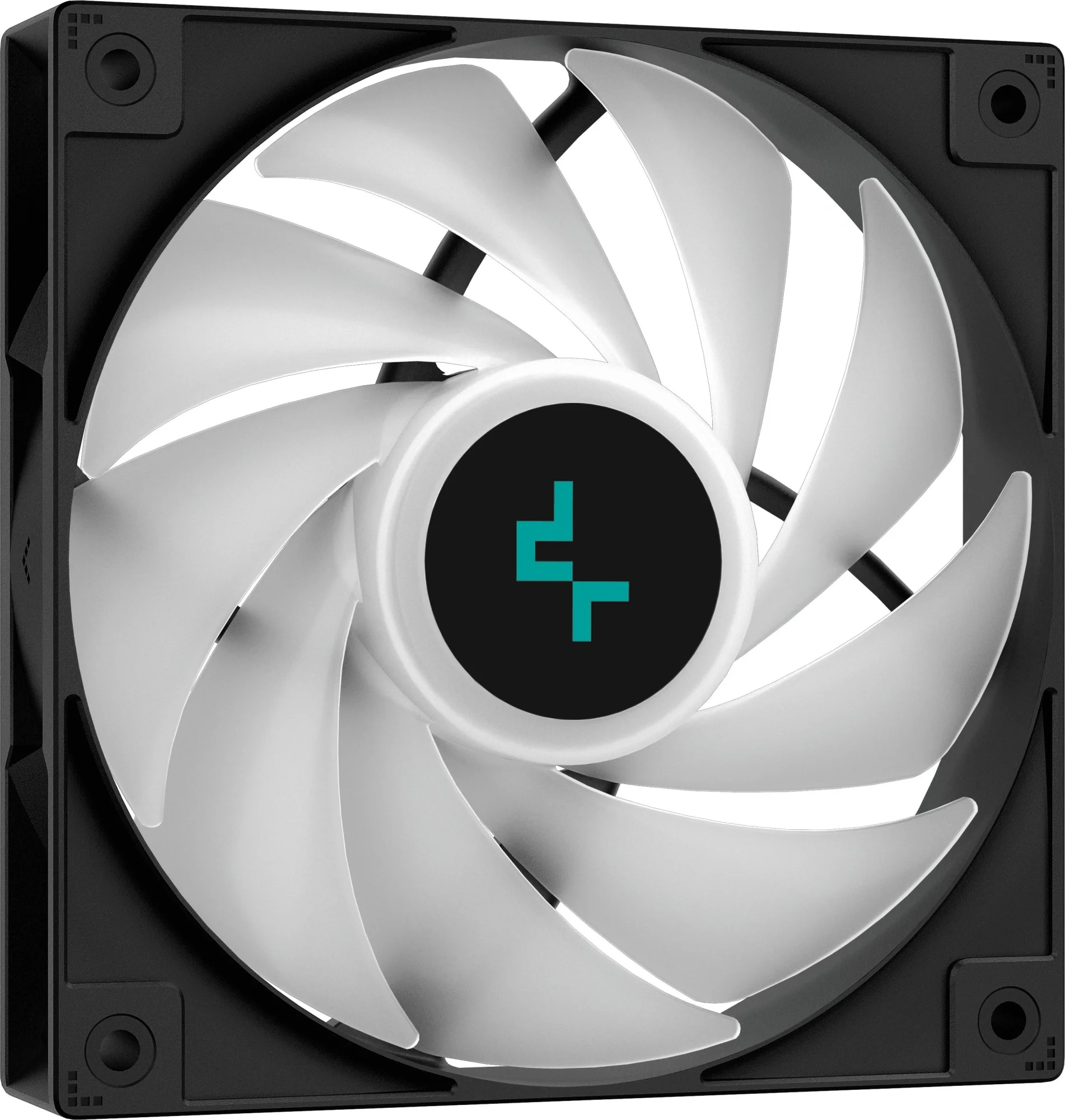 Кулер для процессора DEEPCOOL AG400 BK ARGB LGA1700/1200/115X/AM5/AM4 (18шт/кор, TDP 220W, PWM, ARGB Fan 120mm, 4 тепл. Трубки, черный) RET (R-AG400-BKANMC-G-2)