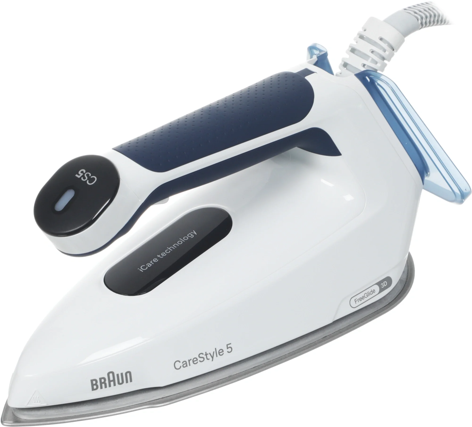 Парогенератор Braun IS 5245 BL синий/белый, 2400 Вт, 140 г/мин, 480 г/мин, 2000 мл