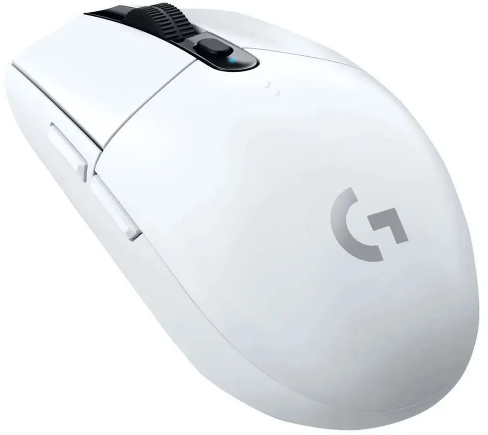 Мышь Logitech Мышь игровая Logitech G304 Lightspeed White белая, 200-12000dpi, беспроводная 2.4GHz, USB приемник LIGHTSPEED™, 6 программируемых кнопок, под обе руки (910-005295)