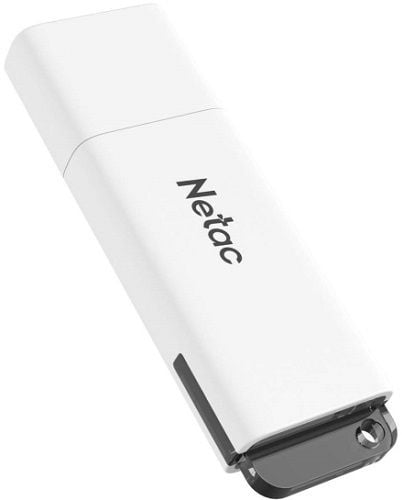<101261> Флешка .16Gb Netac U185 USB2.0 с колпачком пластиковая, белая [NT03U185N-016G-20WH]