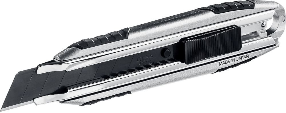 OLFA . Нож, X-design, цельная алюминиевая рукоятка, AUTOLOCK фиксатор, 18 мм [OL-MXP-AL]