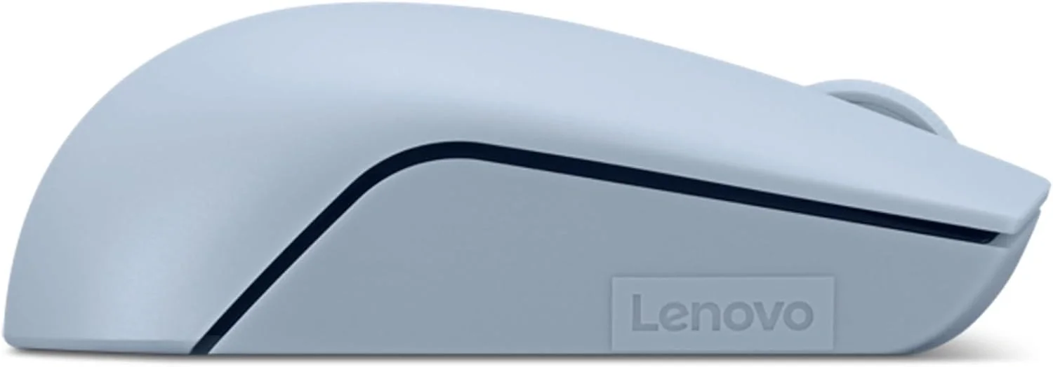 Мышь Lenovo 300 Wireless Compact светло-голубой оптическая 1000dpi беспров. USB 2but (GY51L15679)