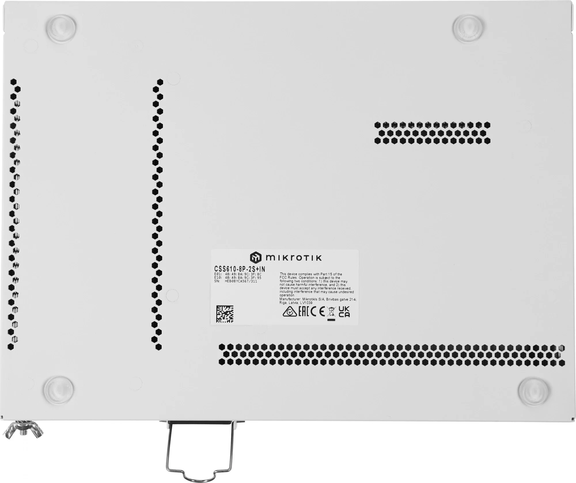 CSS610-8P-2S+IN - Сетевой коммутатор MikroTik CSS610-8P-2S+IN, Cloud Smart Switch, 8x10/100/1000, PoE 162W,  2 SFP+
