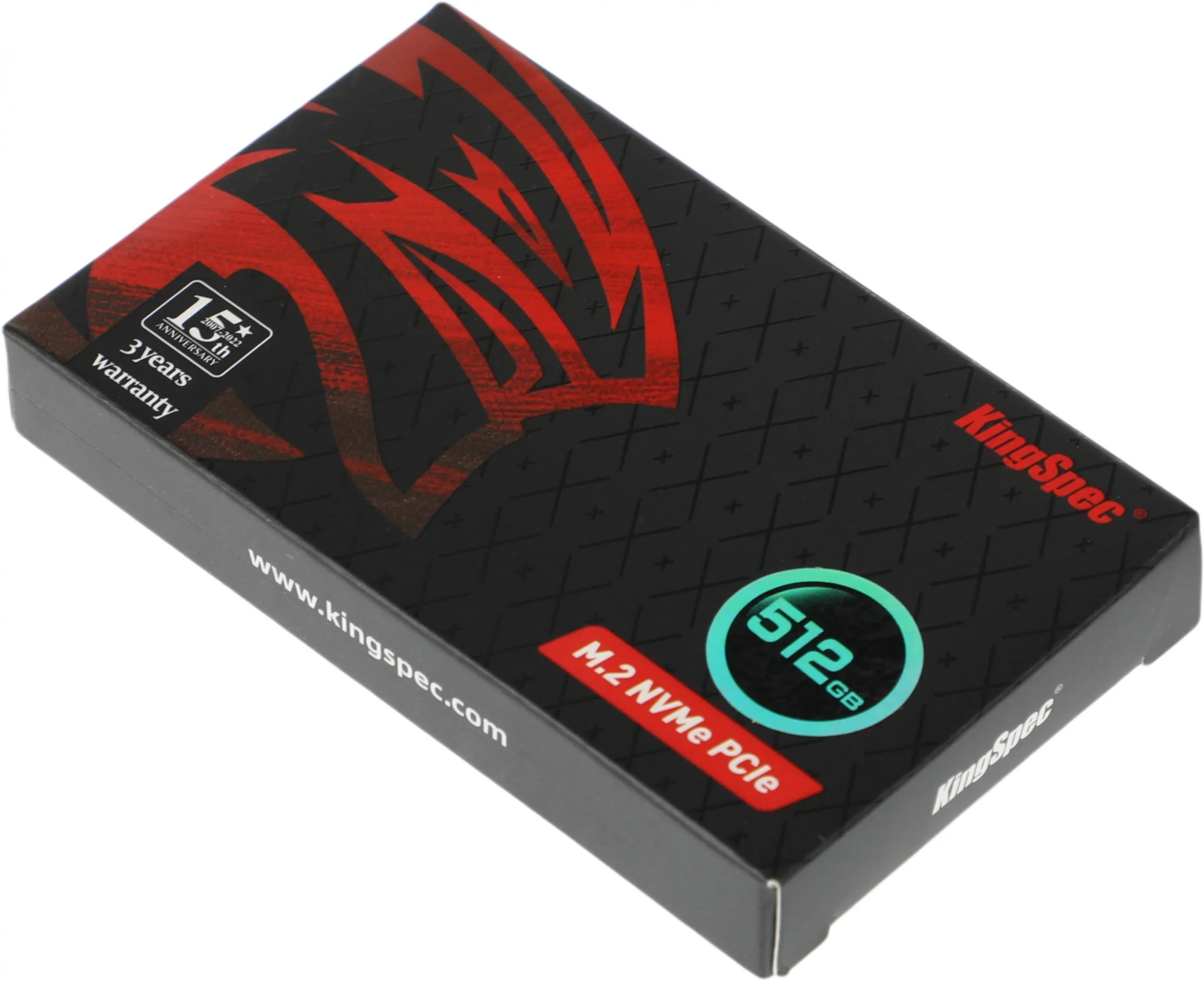 Диск SSD Kingspec - NE, для ноутбука, M.2 2280, 512 ГБ, PCIe 3.0 NVMe x4, speed write-1700МБ/с read-2400МБ/с, TLC, NE-512