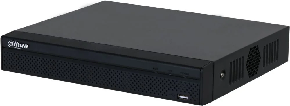 Видеорегистратор IP Dahua DHI-NVR2104HS-P-4KS3, 4-канальный c PoE, 4K, H.265+, ИИ. Входящий поток до 80 Мбит/с; сжатие: H.265+, H.265, H.264+, H.264, MJPEG; разрешение записи до 12 Мп; 1 SATA III; 4 порта PoE.