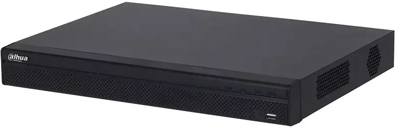 32-канальный IP-видеорегистратор 4K и H.265+, Входящий поток до 160Мбит/с; сжатие: Н.265+/H.265+ H.265 H.264+ H.264+/H.264; разрешение записи до 12Мп; накопители: 2 SATA III до 20Тбайт; воспроизведение: 8кн@1080p; видеовыходы: 1 HDMI 1 VGA; cеть: 1 RJ45 10