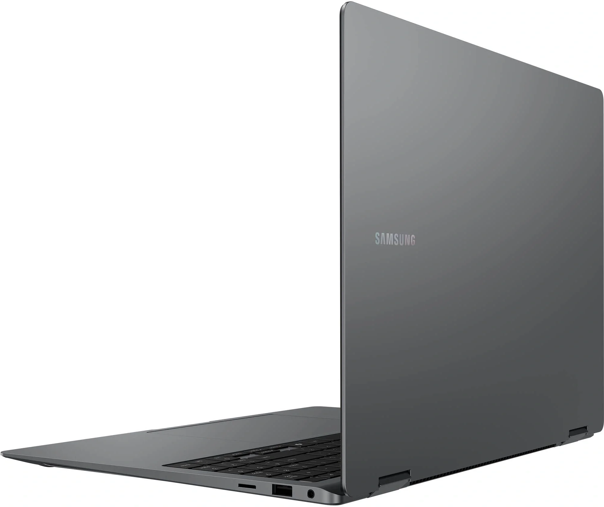 Ноутбук Samsung Galaxy Book 5 Pro 360 NP960 - 16", 2880x1800, Intel Core Ultra 7 256V 2200MHz, LPDDR5X 16 ГБ, SSD 512 ГБ, Intel Arc, Bluetooth, Wi-Fi, FPR, серый, Windows 11 Home 64, NP960QHA-KG1IN
