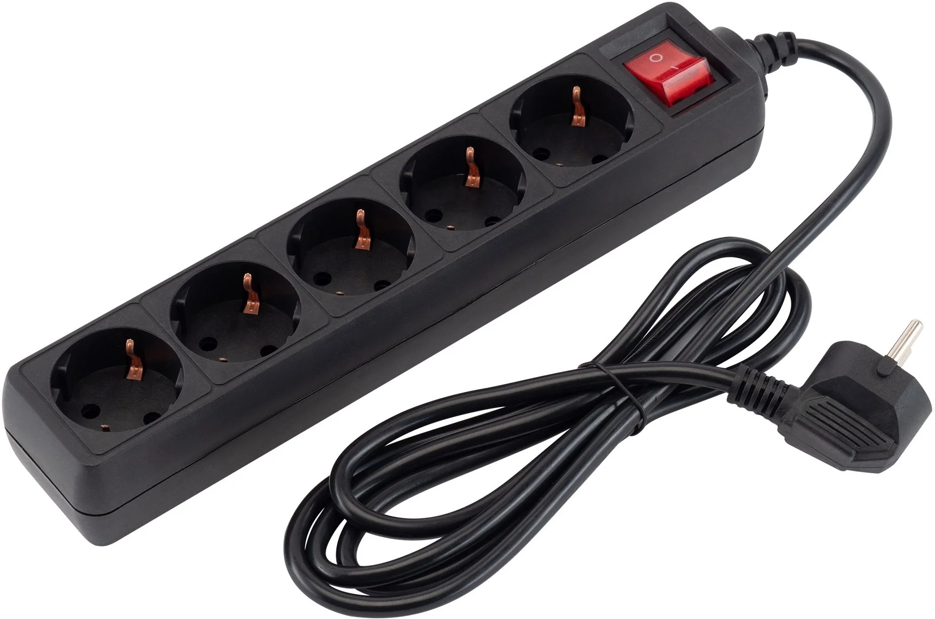 Сетевой фильтр PC Pet AP01006-1.8-B, 1.8 м, 5 розеток