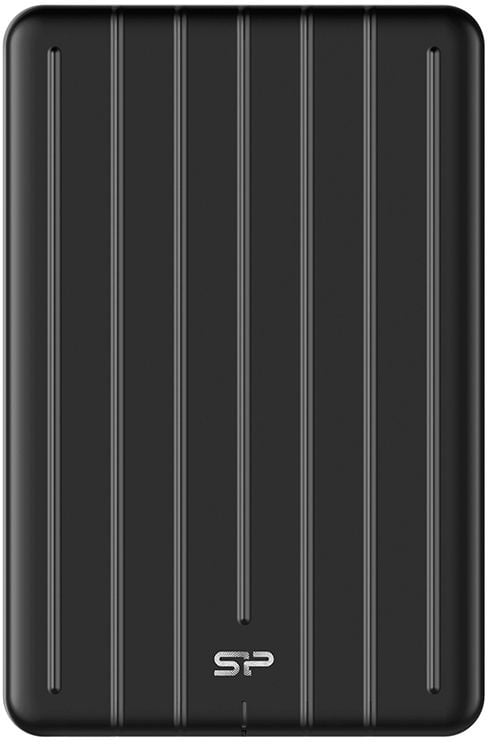 Внешний SSD Silicon Power 1.0Tb Bolt B75 Pro <SP010TBPSD75PSCK> (USB 3.1 Gen2 Type C, 520/450Mbs, противоударный MIL-STD 810G, 124х82х12мм, 85g) Black